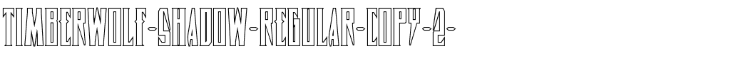 Timberwolf Shadow Regular.ttf