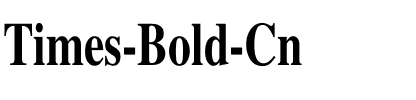 Times-Bold Cn Regular.ttf