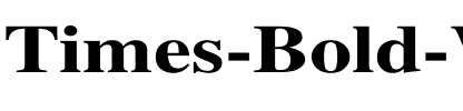 Times-Bold Wd Regular.ttf