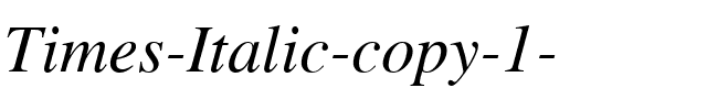 Times Italique.ttf