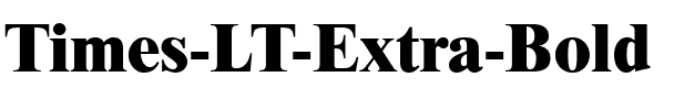 Times LT ExtraBold Regular.ttf