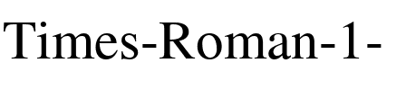 Times Roman.ttf