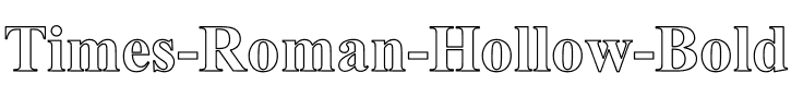 Times Roman Hollow bold Bold.ttf