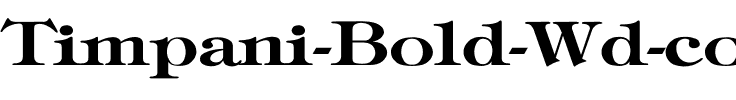 Timpani-Bold Wd Regular.ttf