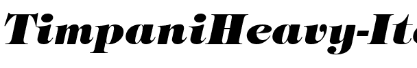 TimpaniHeavy Italic.ttf
