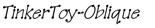 TinkerToy Oblique.ttf