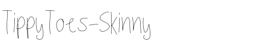 TippyToes Skinny Medium.ttf