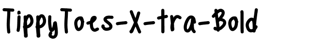 TippyToes X-tra Bold Bold.ttf