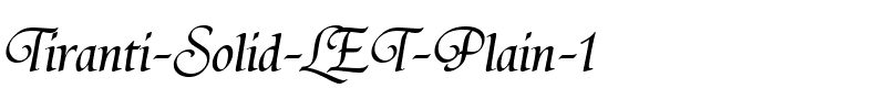 Tiranti Solid LET Plain.ttf