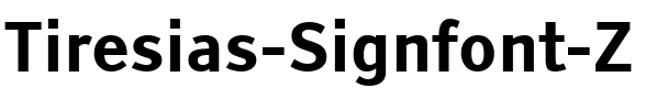 Tiresias Signfont Z Regular.ttf