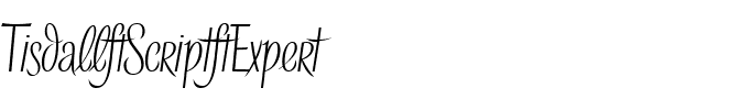 Tisdall Script Expert Regular.ttf