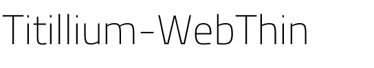 Titillium Web Thin.ttf