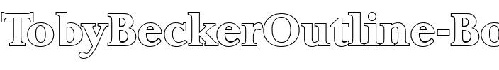 TobyBeckerOutline Bold.ttf