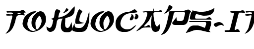 TokyoCaps Italic.ttf