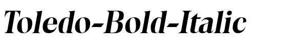 Toledo Bold Italic.ttf