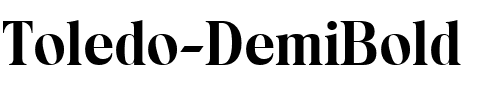 Toledo-DemiBold Regular.ttf