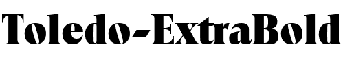 Toledo-ExtraBold Regular.ttf