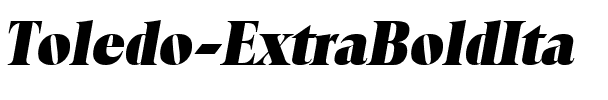 Toledo-ExtraBoldIta Regular.ttf