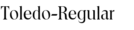 Toledo-Regular Regular.ttf