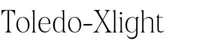 Toledo-Xlight Regular.ttf