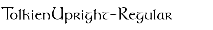 TolkienUpright Regular.ttf