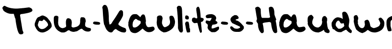 Tom Kaulitz’s Handwriting Regular.ttf