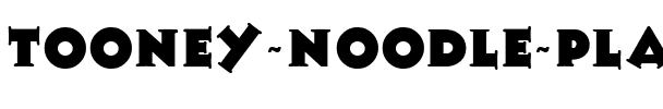 Tooney Noodle Plain Regular.ttf
