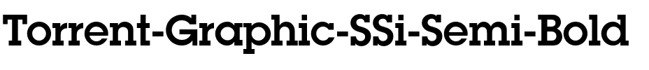 Torrent Graphic SSi Semi Bold.ttf