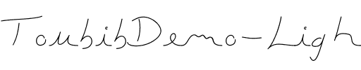 ToubibDemo Light.ttf