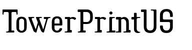 Tower Print Standard.ttf