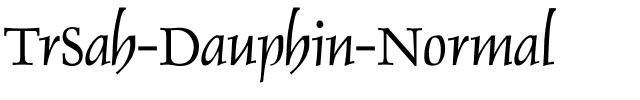 TrSah Dauphin-Normal Regular.ttf