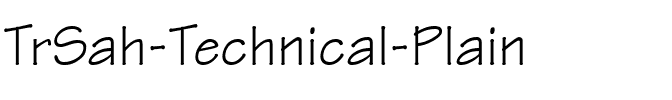 TrSah Technical Plain.ttf