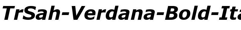 TrSah Verdana  Bold Italic.ttf