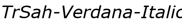 TrSah Verdana Italic.ttf