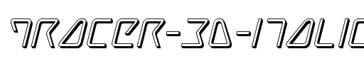 Tracer 3D Italic Italic.ttf