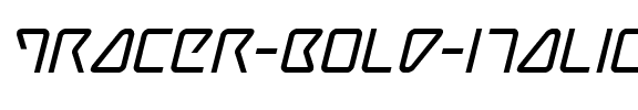 Tracer Bold Italic Bold Italic.ttf