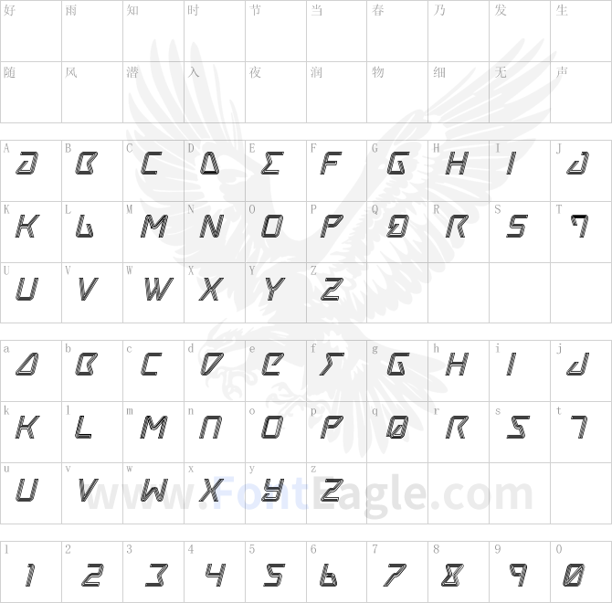 Tracer-Engraved-Italic