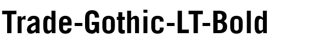 TradeGothic LT Bold Regular.ttf