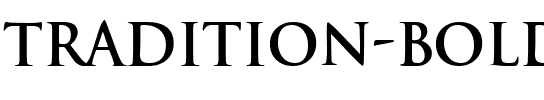 Tradition DB Bold.ttf
