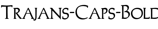 Trajans-Caps  Bold.ttf