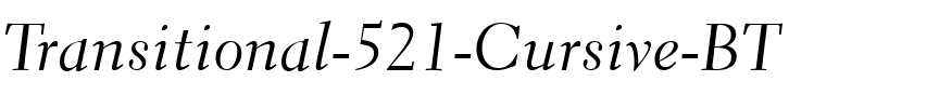 Transit521 BT Cursive.ttf