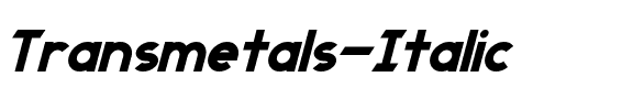 Transmetals Italic.ttf