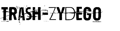 Trash Zydego Regular.otf