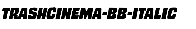 TrashCinema BB Italic.ttf