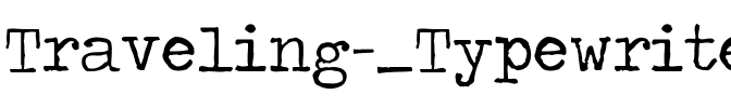 Traveling _Typewriter Regular.ttf