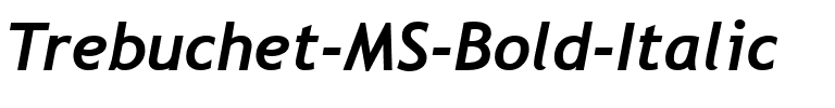 Trebuchet MS Gras Italique.ttf