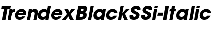 TrendexBlackSSi Italic.ttf