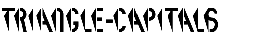 Triangle Capitals Normal.ttf