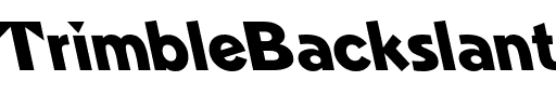 TrimbleBackslant Regular.ttf