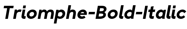 Triomphe Bold-Italic.otf